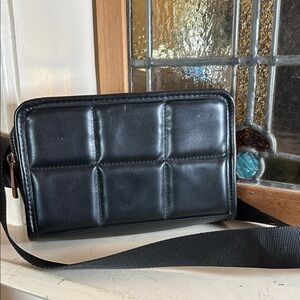 Amanda Uprichard Black Quilted belt pack